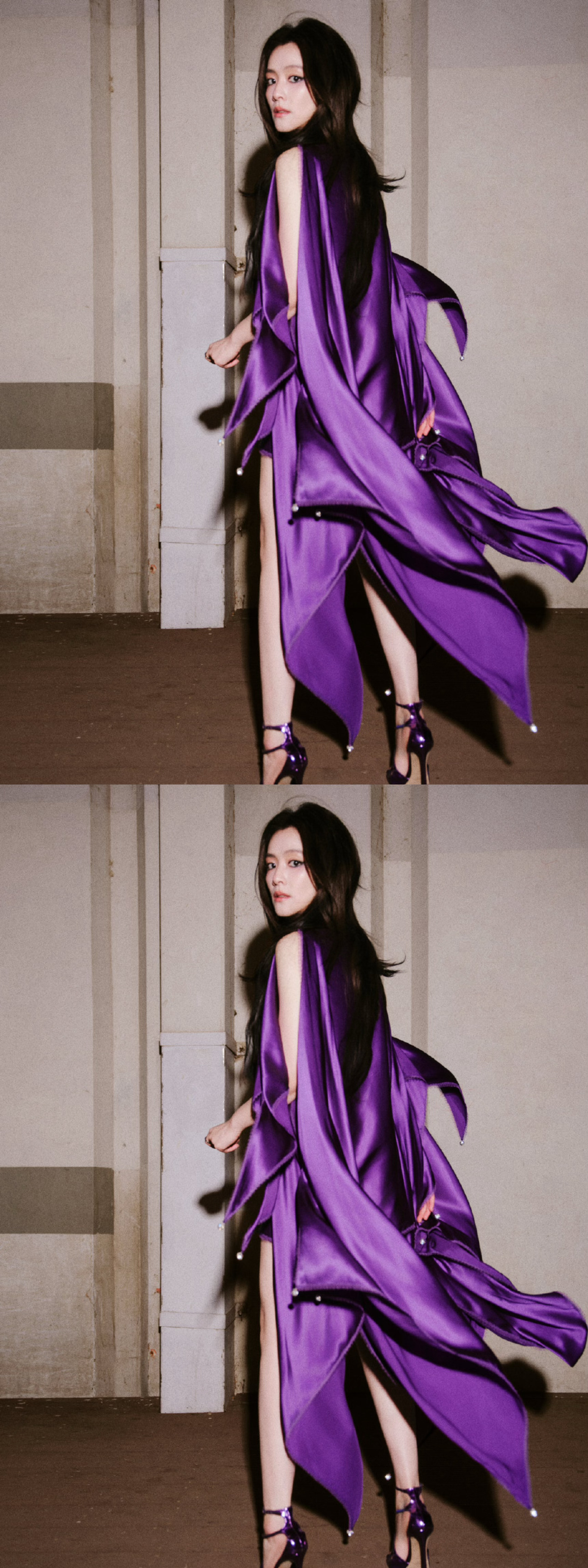 陈昊宇redgala之夜出图 陈昊宇今日份redgala之夜造型出图， 穿紫色好