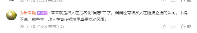 等会，换句话说，是你觉得同性恋“污”，所以用“同志”称呼“同性恋”才是在“污名化