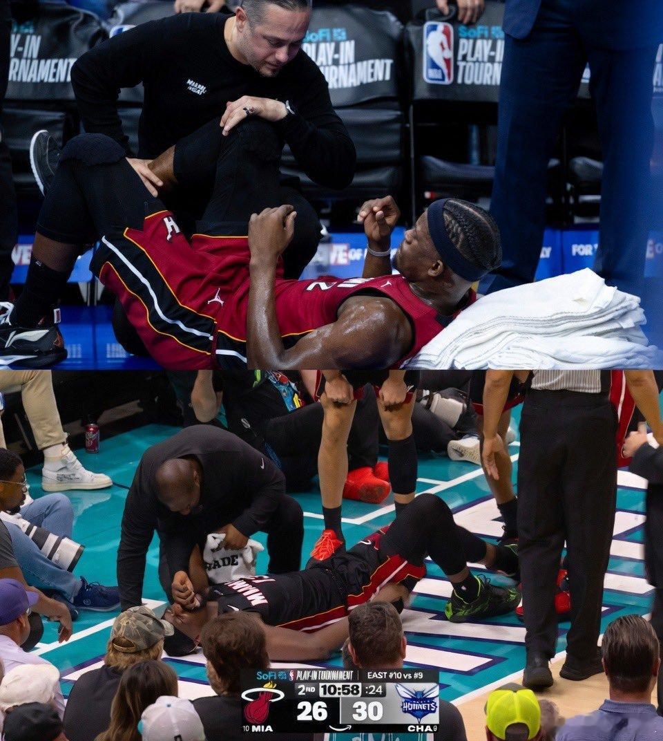 乌布雷在2024年附加赛中伤到吉米·巴特勒。拉梅洛鲍尔在2026年附加赛中伤到阿