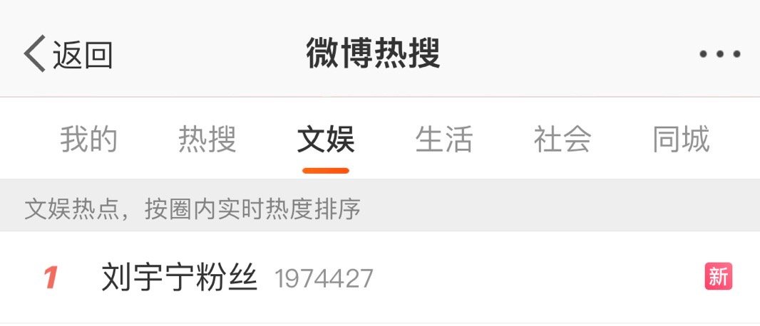 没想到喜欢刘宇宁的我们都能上文娱1了，双栖双顶唱演综全爆的真是实打实的火啊🔥?