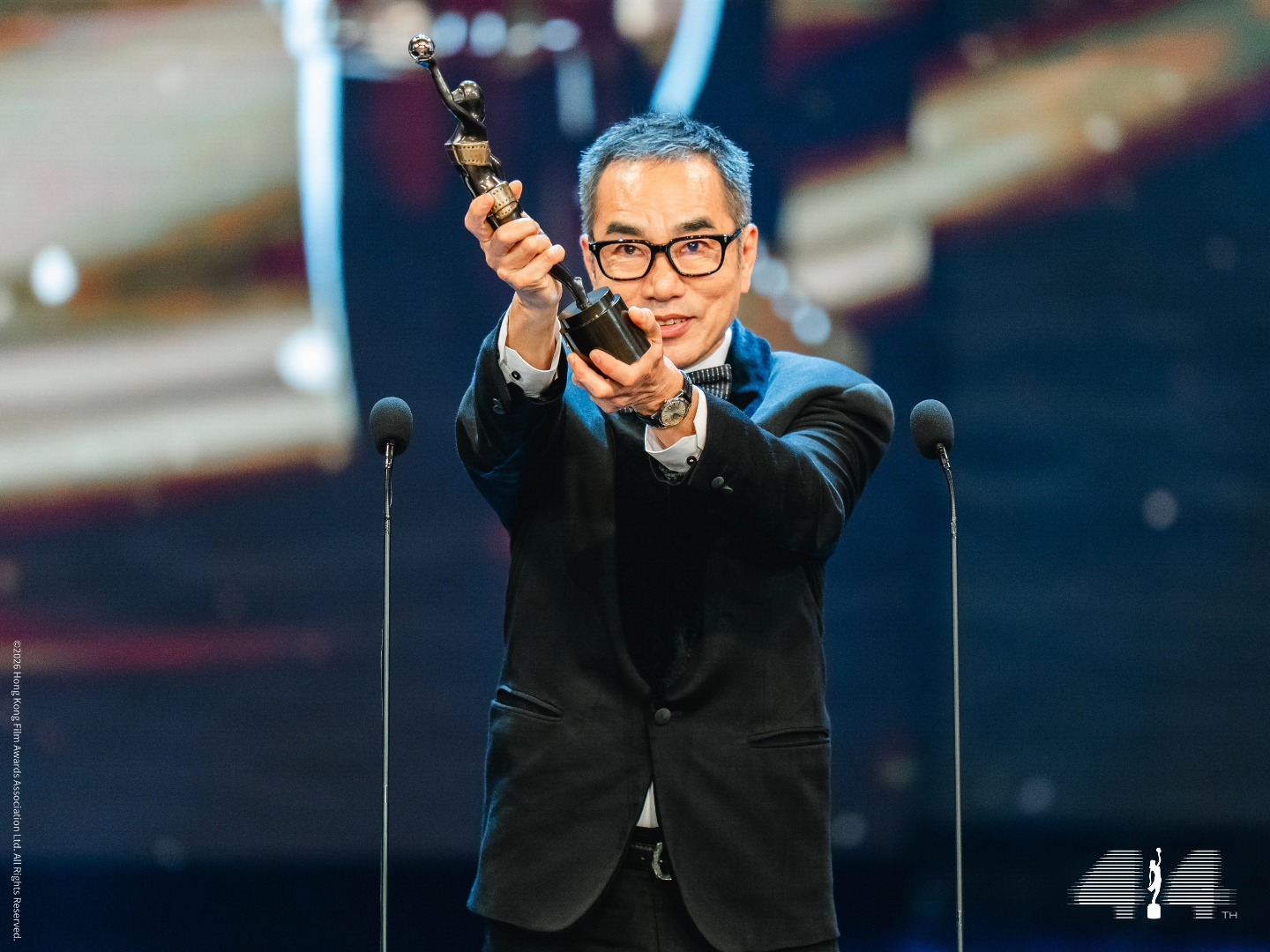 香港电影金像奖动人时刻。 