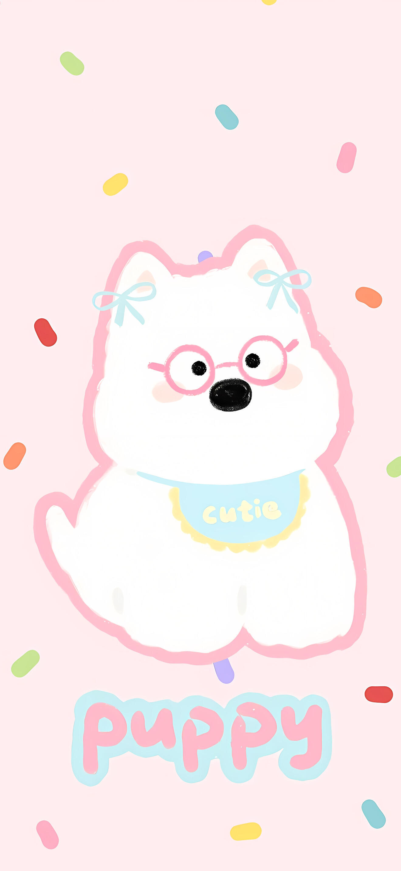 今天是甜甜的壁纸系列！🎀 素材来源©️口袋壁纸 自用 