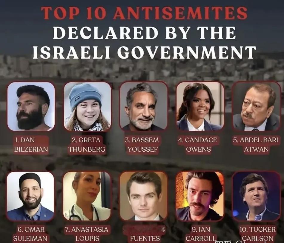 以色列发布了一份全球黑名单，信息量很大！



4月14日，以色列侨民事务及打击