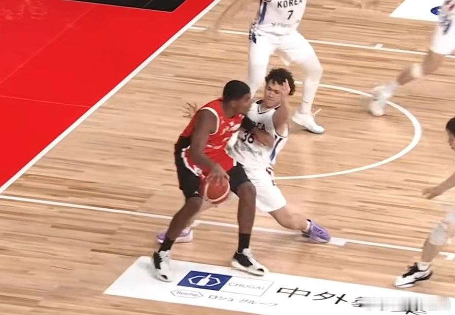 八村塁日本男篮韩国男篮热身赛篮球🔥降维打击！八村塁回归首战22分，日本男篮20