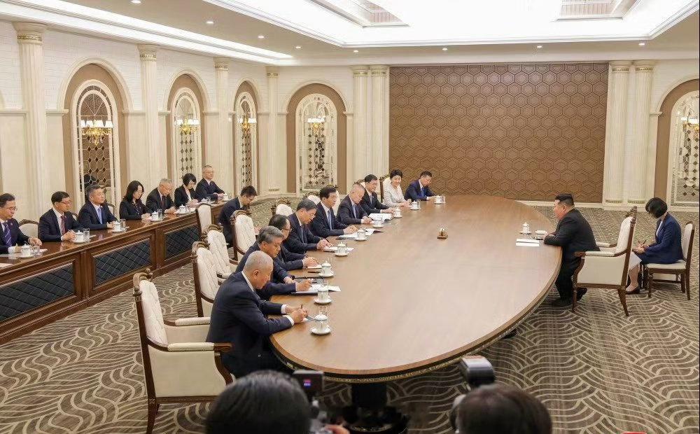 东北亚 朝鲜官媒发的图 