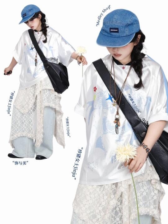 155/98*日系复古叠穿*美式复古的浪漫美学