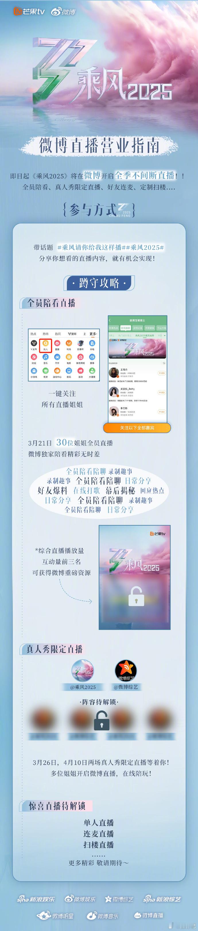 姐姐全员直播陪看乘风2025初舞台 这就是在好好营业了，初舞台就是真正让人印象深
