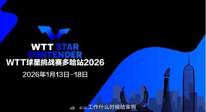 📢WTT多哈球挑国乒双打名单📍【2026 WTT球星挑战赛多哈】📝国乒双打