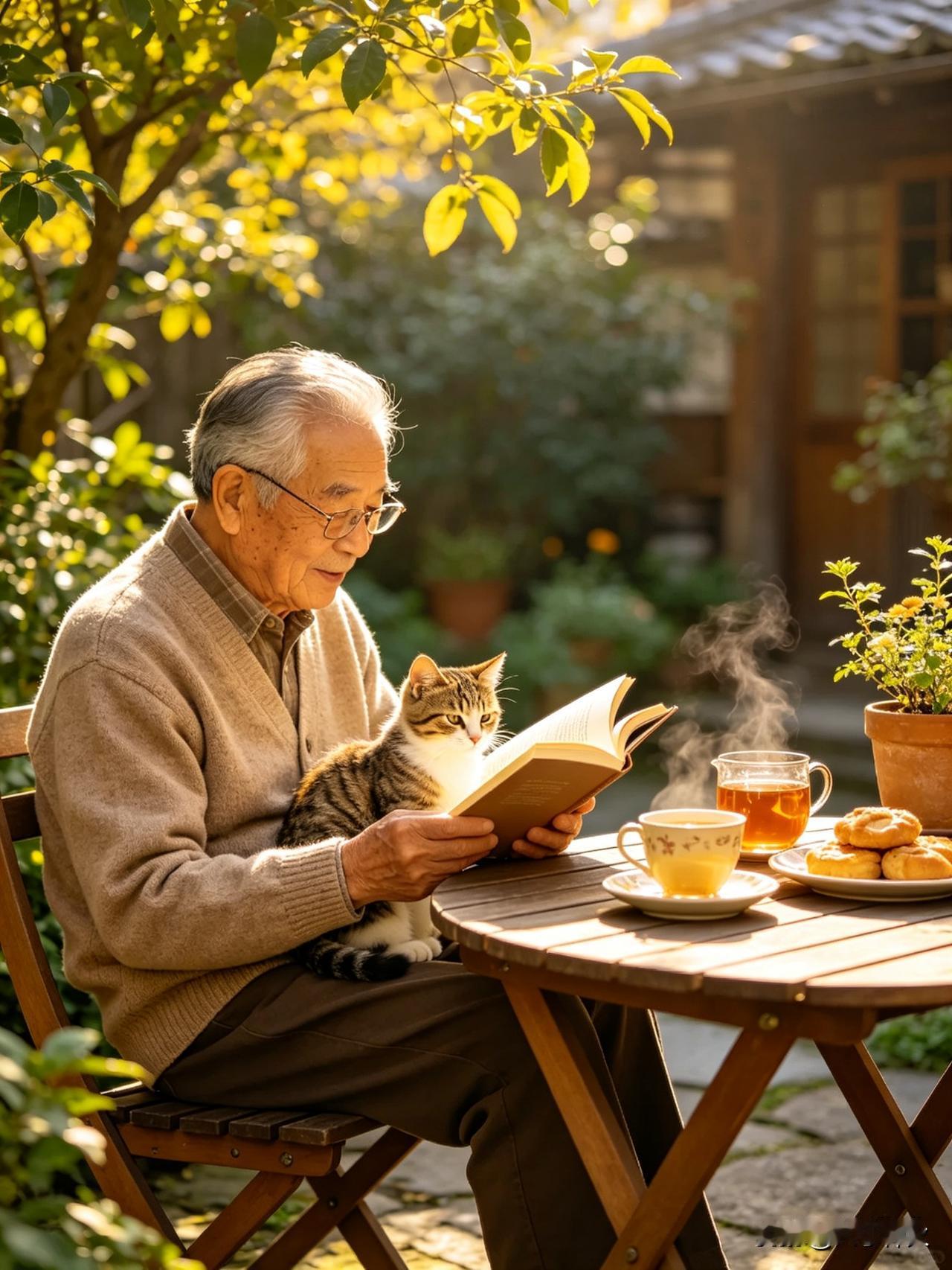 人至晚年，最为惬意的状态，不过是心宽体泰、诸事从简、生活安宁。
无需追逐热闹，不