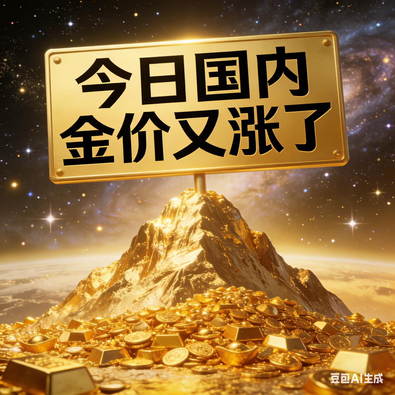 今日国内金价又涨了连续四天了，这是牛气冲天吗？
         2026年4月