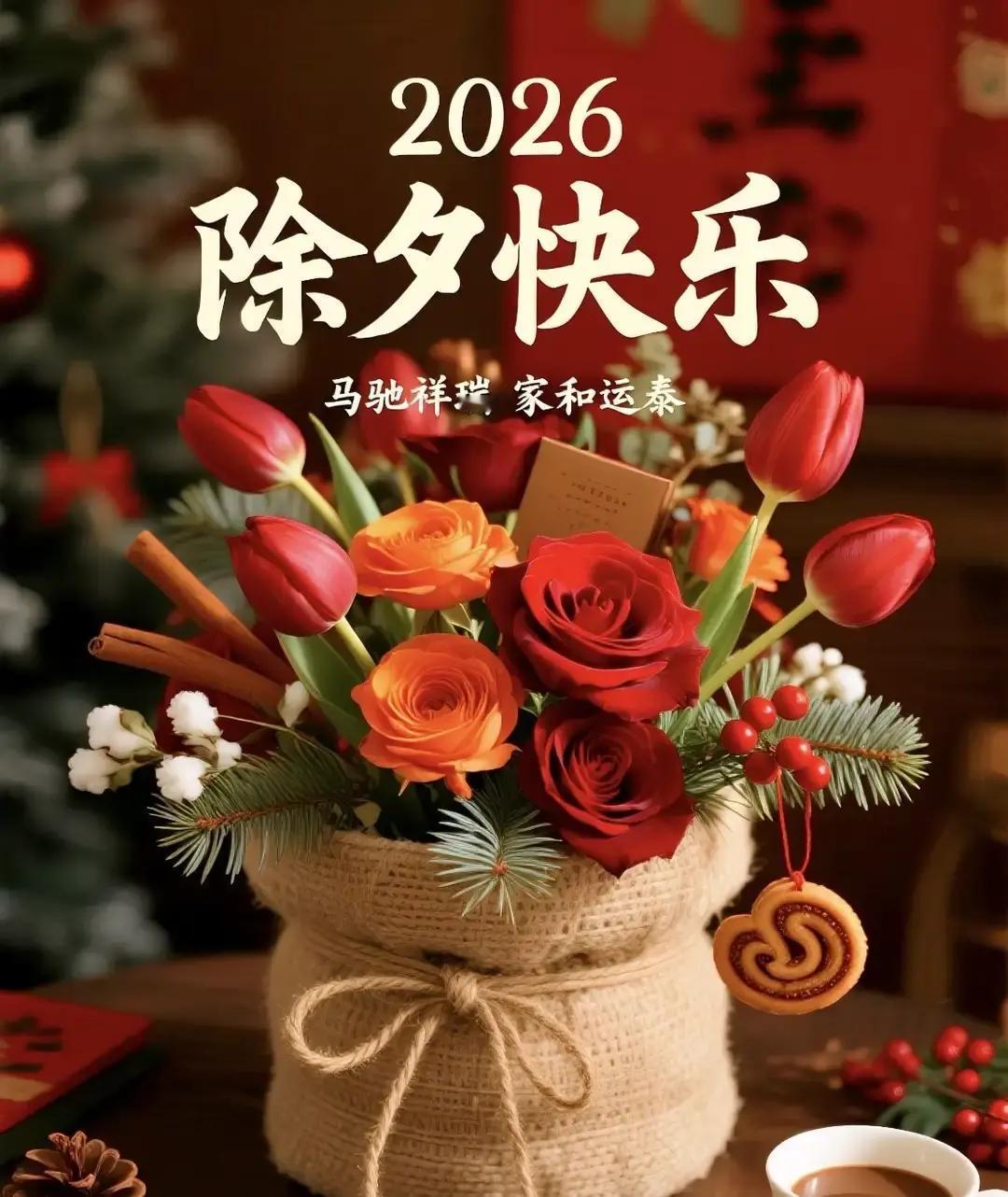 2026年除夕还没到，我已经刷到一堆“提前拜年”文案，配图全是红袜子、福字灯、A