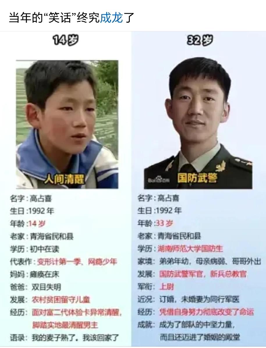 同样的一个人，时隔十八年。