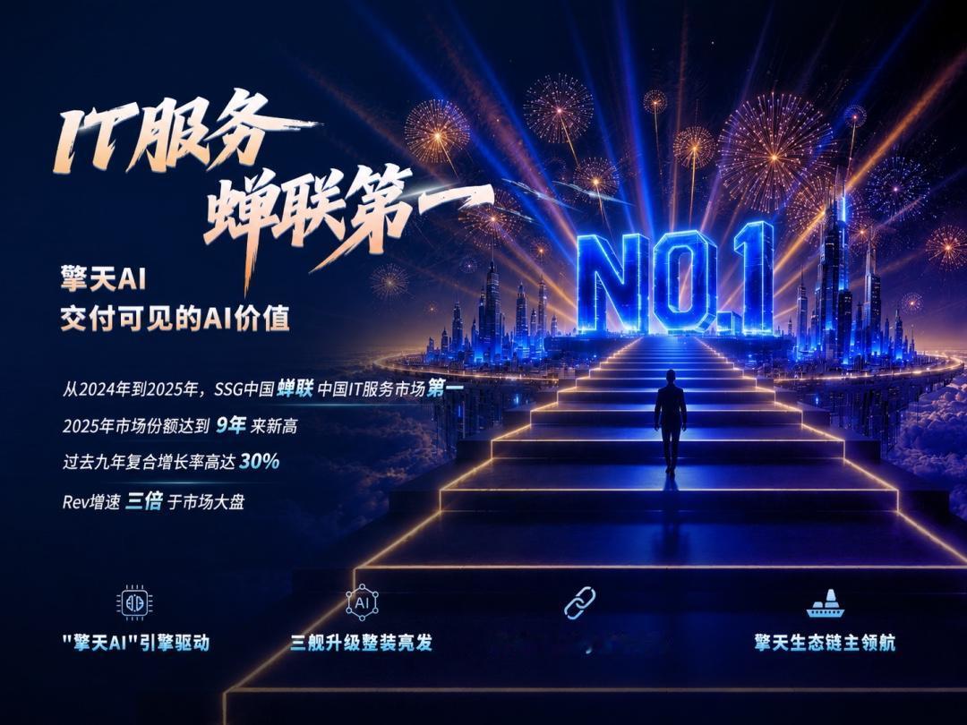 中国IT服务市场头把交椅，又被这家老牌科技企业坐稳了
 
最近科技圈热议：都说A