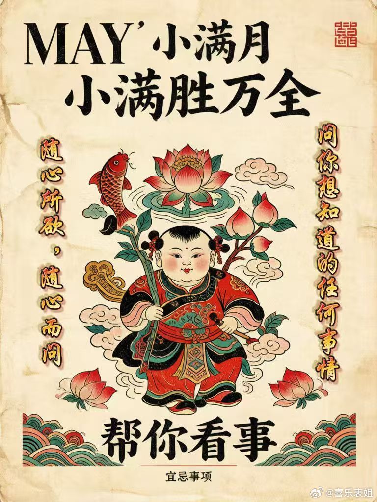 十二星座 【💛小满胜万全🩵】纯看事，小满刚过就突然想搞点福利，主要是看你目前