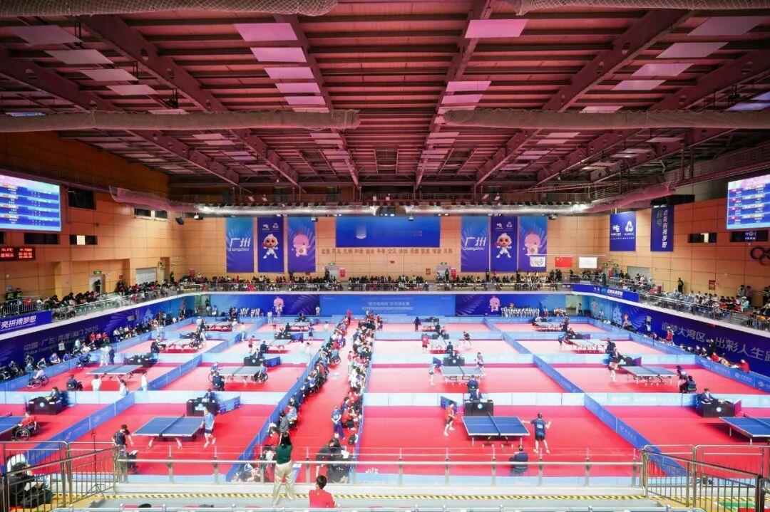 12月5日，全国第十二届残疾人运动会暨第九届特殊奥林匹克运动会乒乓球项目在广州开