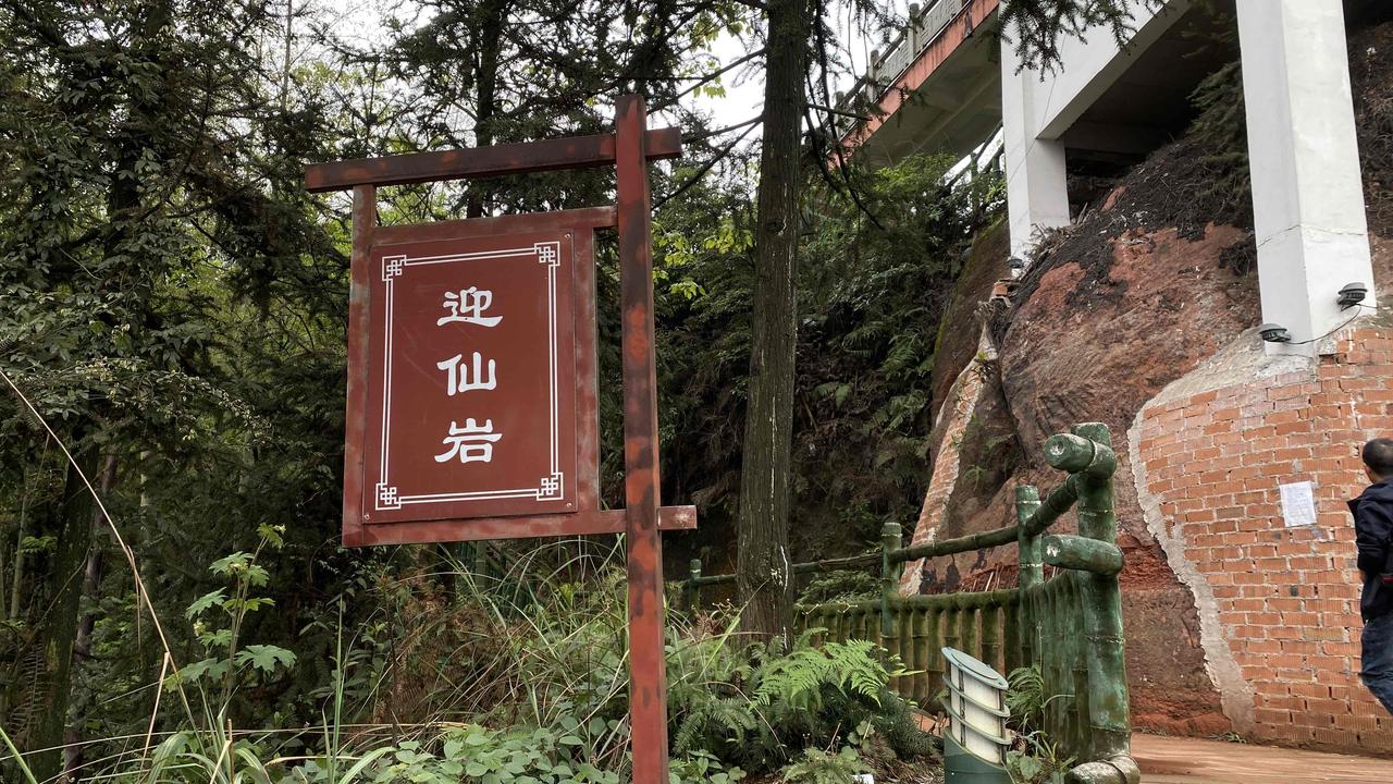出发前，我没想过这趟登大旺竹海的路，会走得这么沉。
   车停在山脚下，抬头只看
