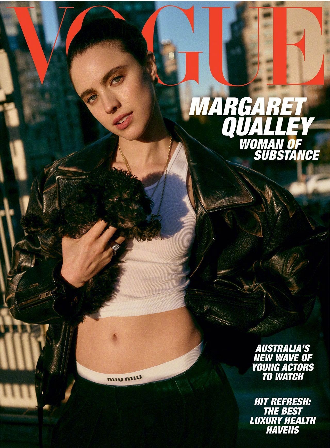 玛格丽特·奎利 (Margaret Qualley) 身穿Miu Miu 登上《