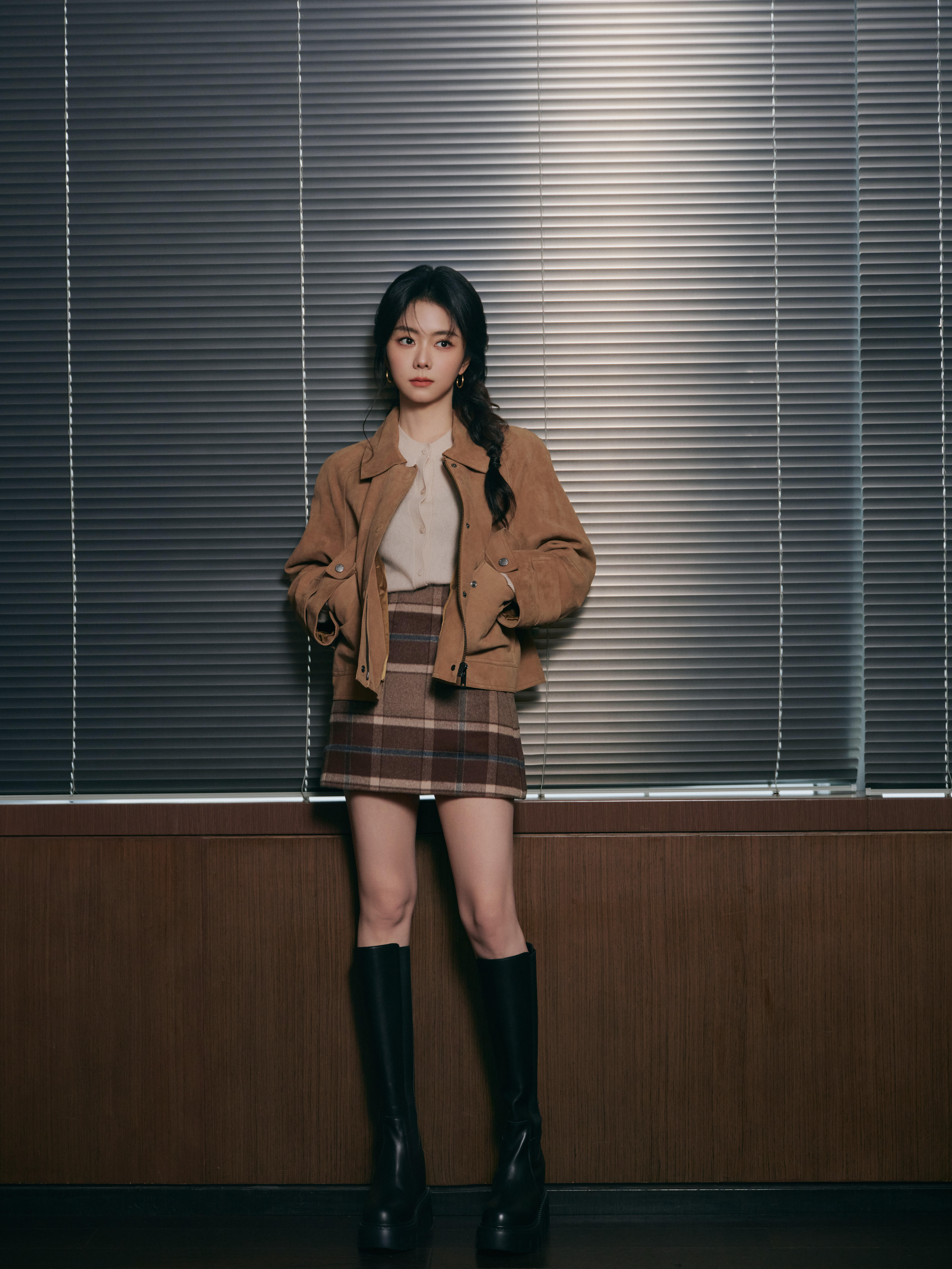 和谭松韵相约成都 漫游意式花园🍁谭松韵谭松韵麻花辫少女感  ​​​