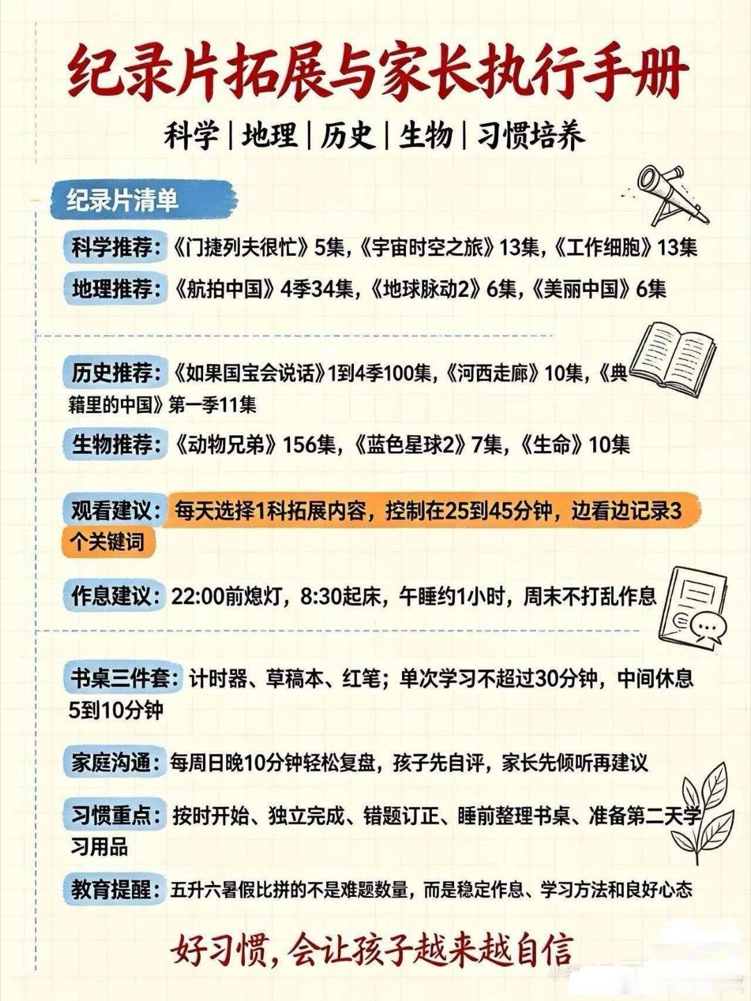 五升六暑假最全规划 