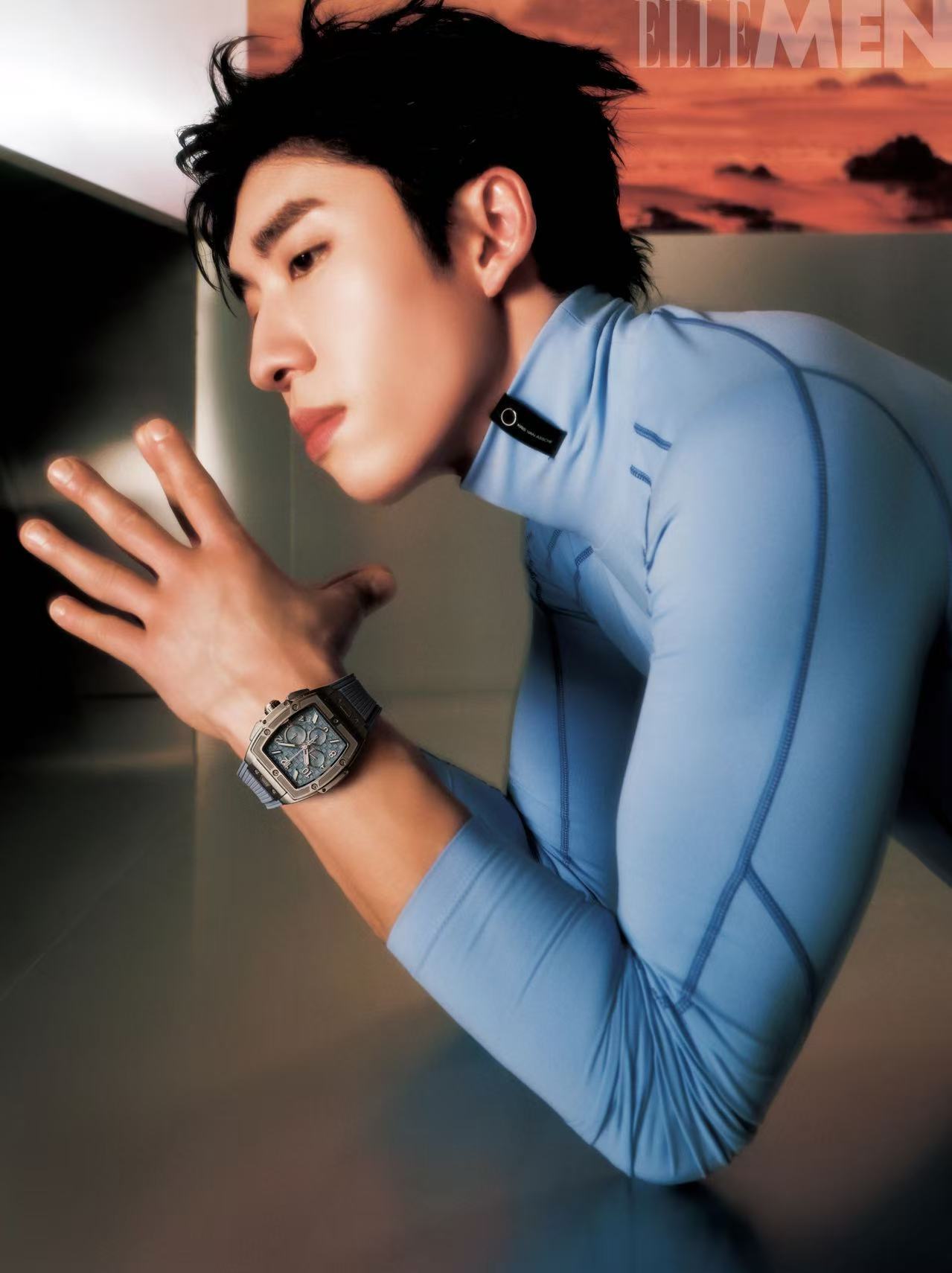 HUBLOT宇舶表品牌大使、短道速滑世界冠军林孝埈登上ELLEMEN睿士 四月刊