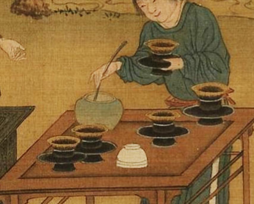 兔毫盏是宋代斗茶用的一种重要茶具， 釉色中有类似兔毛状的放射状纹饰。兔毫盏宋代十