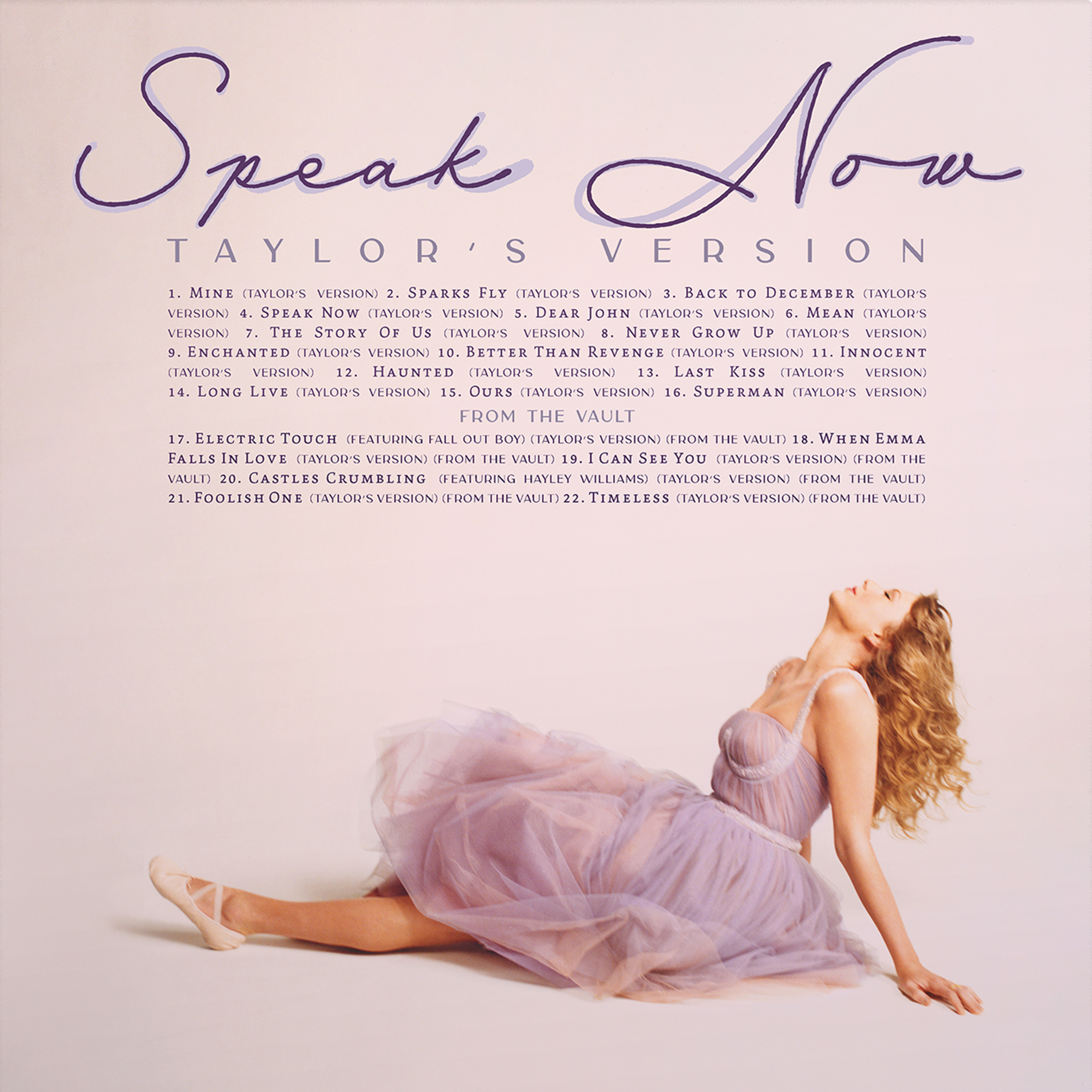 💜无预警释出本人对Speak Now TV 加曲喜爱程度排名：🥇Castle