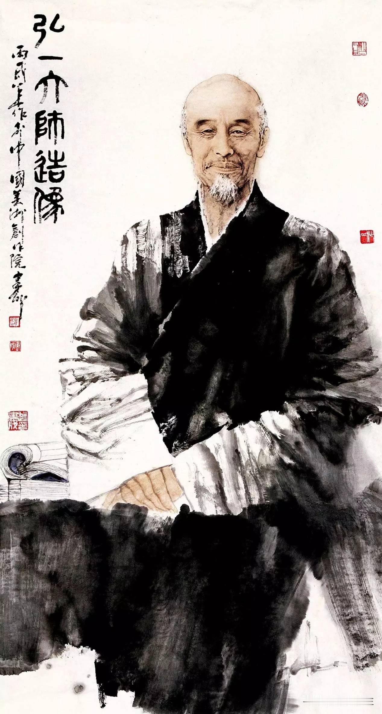 我们总以为出家人要斩断红尘才能解脱，其实弘一法师用一生告诉我们：真正的了断不在袈