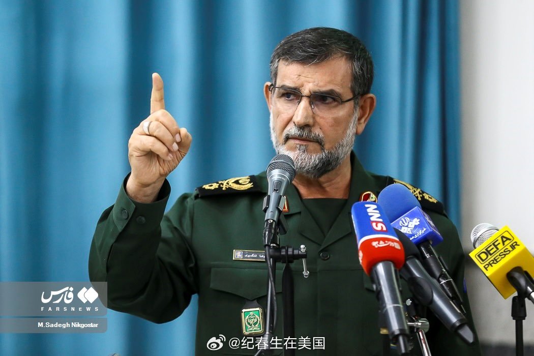 以色列一名官员表示，伊斯兰革命卫队海军司令 Alireza Tangsiri 已