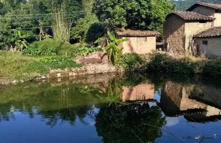 少年的村庄，记忆中的池塘。那么的原始和洪荒，是后来的少年无法想象！

少年的天空