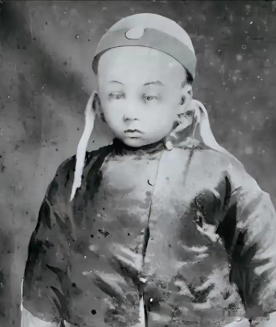 这是溥仪吗？这么点儿孩子登上大位，现在想来真是荒唐至极！翻看史书，凡是年幼时当上