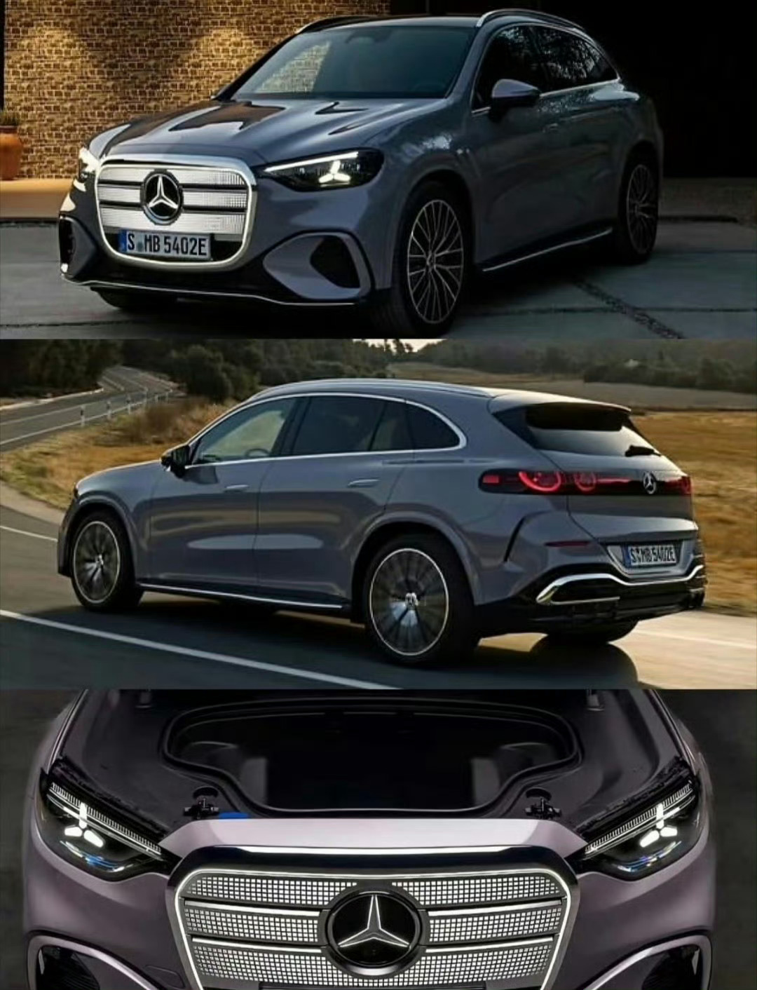 奔驰全新纯电GLC，大家看看怎么样： ​​​