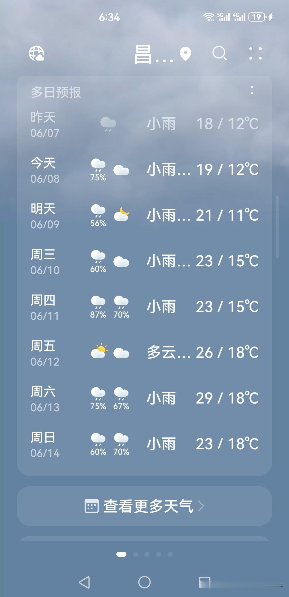 身在吉林市，这几天竟然连续阴天小雨

这有点梅雨的意思了吧

这几天阴雨细雨绵绵