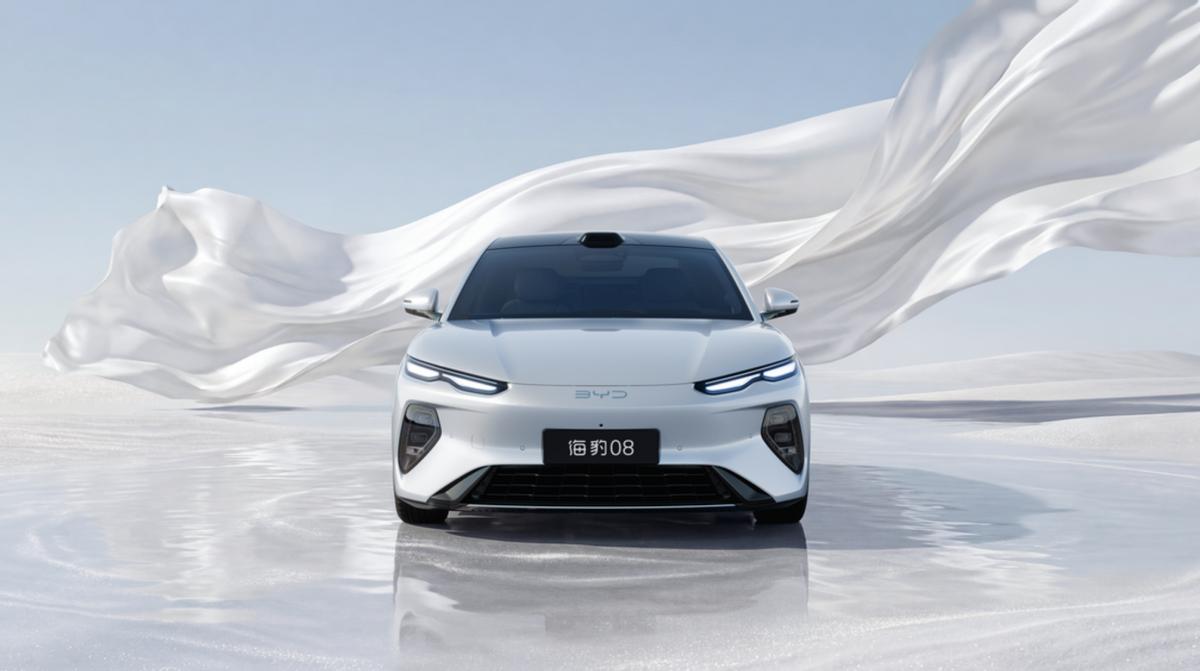 继3月海豹08DM车型登上工信部新车公告，4月9日，海豹08EV车型申报信息正式