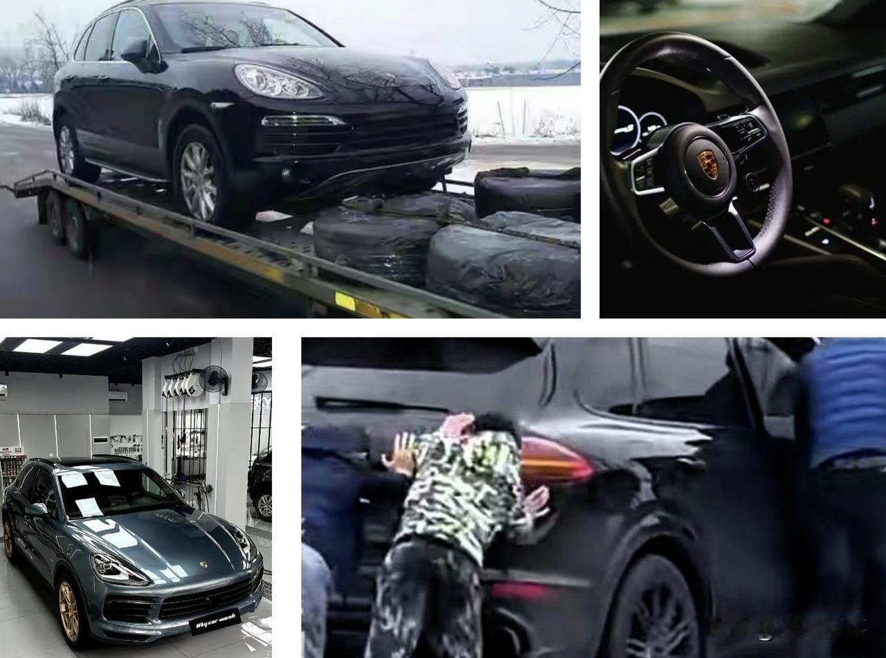 惊呆了，一早看到俄罗斯数百辆保时捷突然被锁死摊了，据说很可能是认为通过卫星干扰，