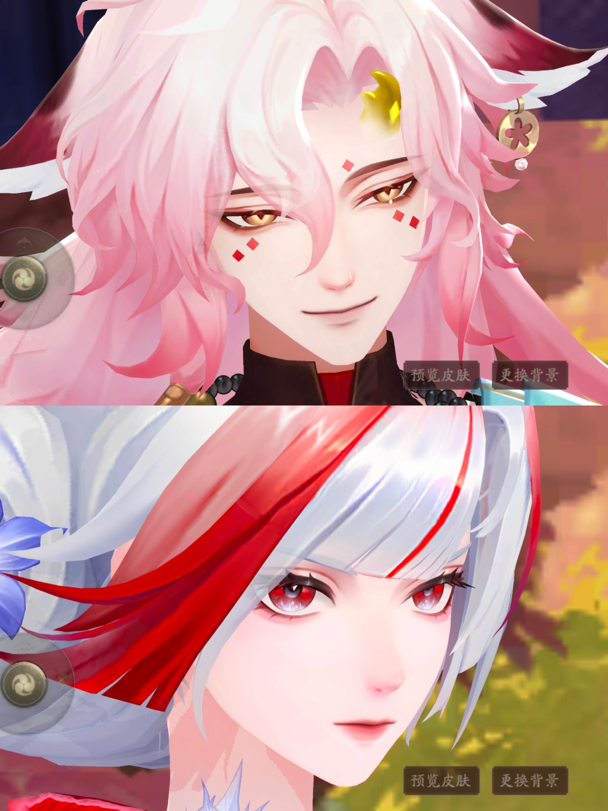 🐱 | 你有这么爽的功能进入阴阳师可以近距离欣赏式神们的精美面部，太棒了建模师
