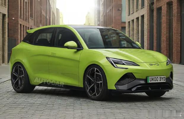 比亚迪汽车汽车出口比亚迪海豚 比亚迪将开发一款小尺寸、专为英国市场设计的插混车型