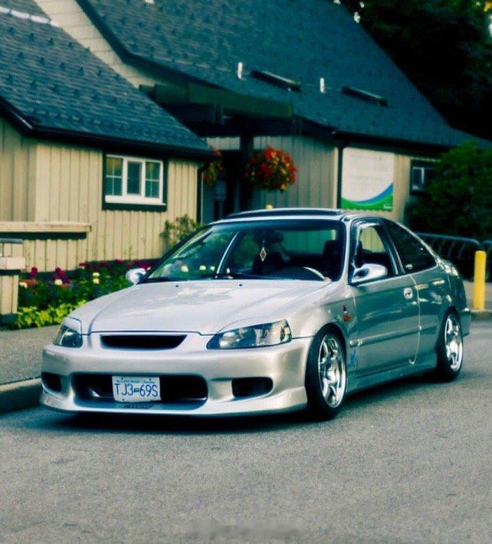 BNR32轮毂与Civic EM1的巧妙结合 iAcro[超话] ​​​