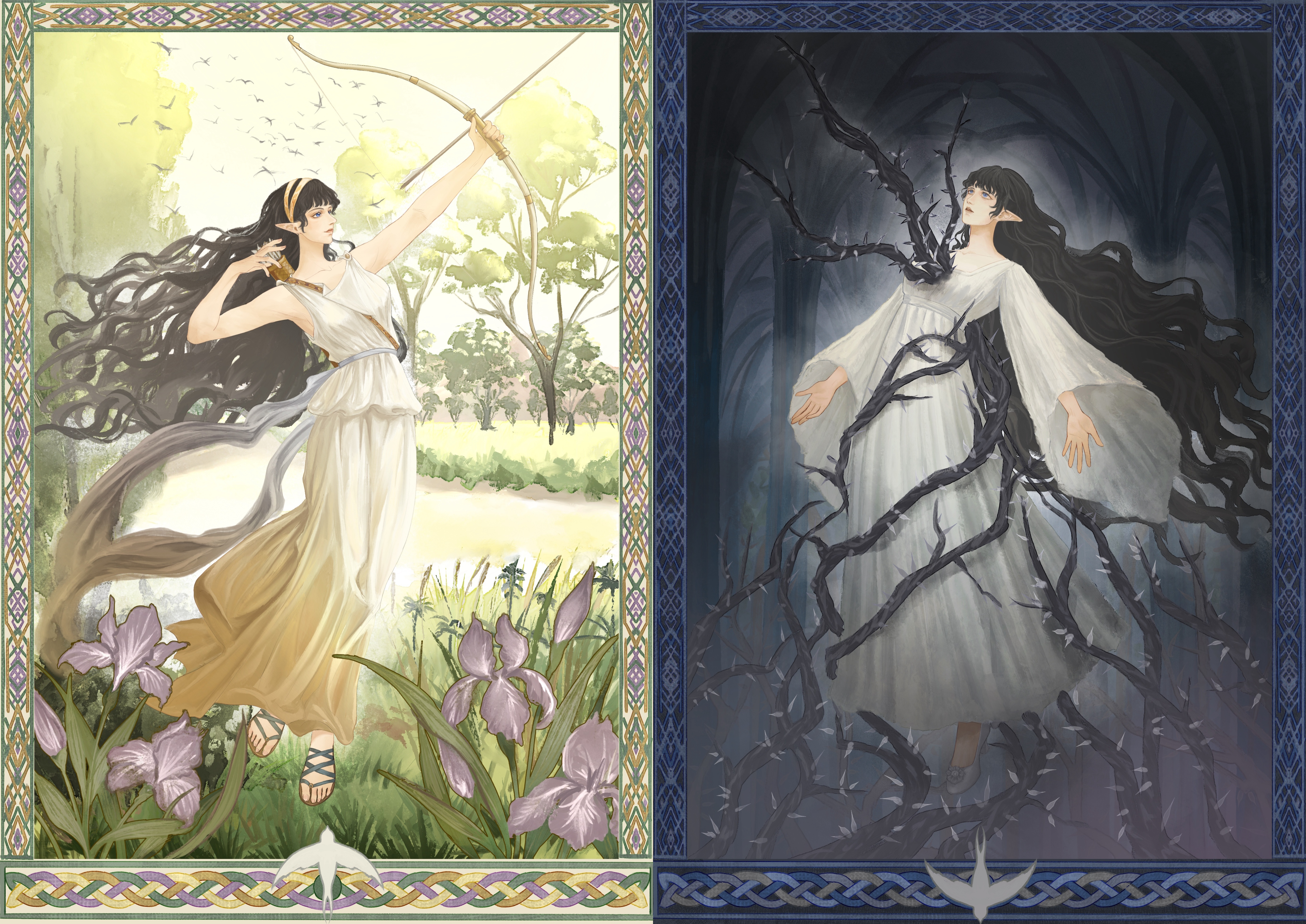 精灵宝钻善骑者堕拜托师傅给创作的阿瑞蒂尔国王以为把始作俑者扔到山底便可万事大吉，