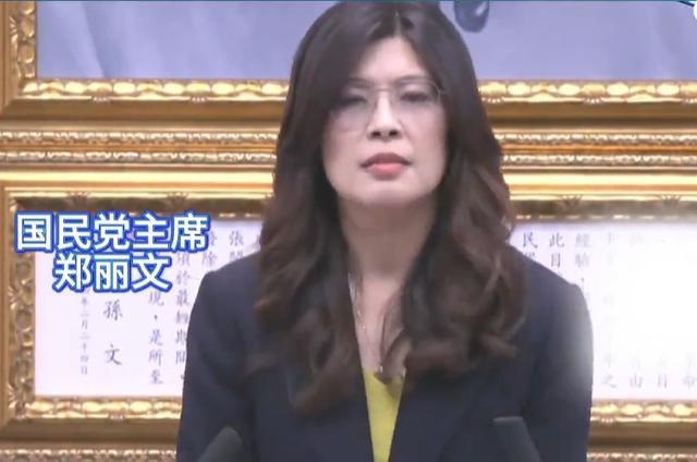 郑丽文的一句话，把国民党的政治路线直接捅了个窟窿。“美国是恩人，大陆是亲人”。张