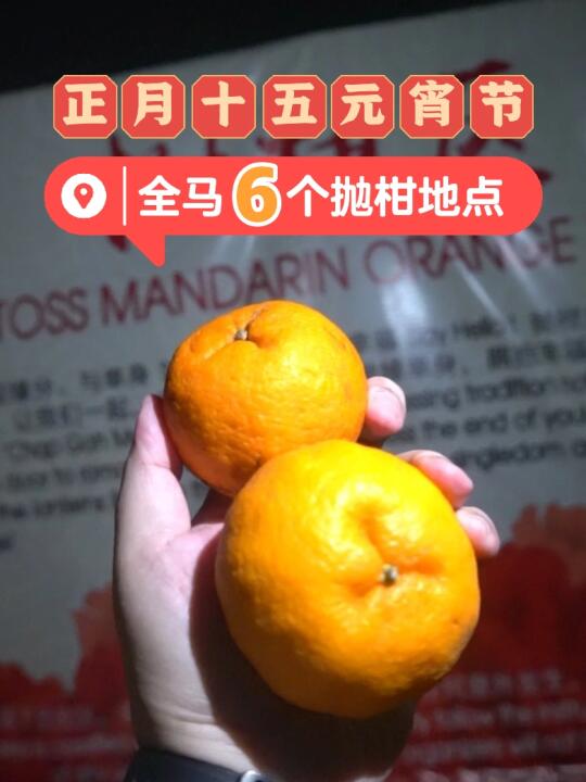 🇲🇾正月十五要去抛柑吗？🍊