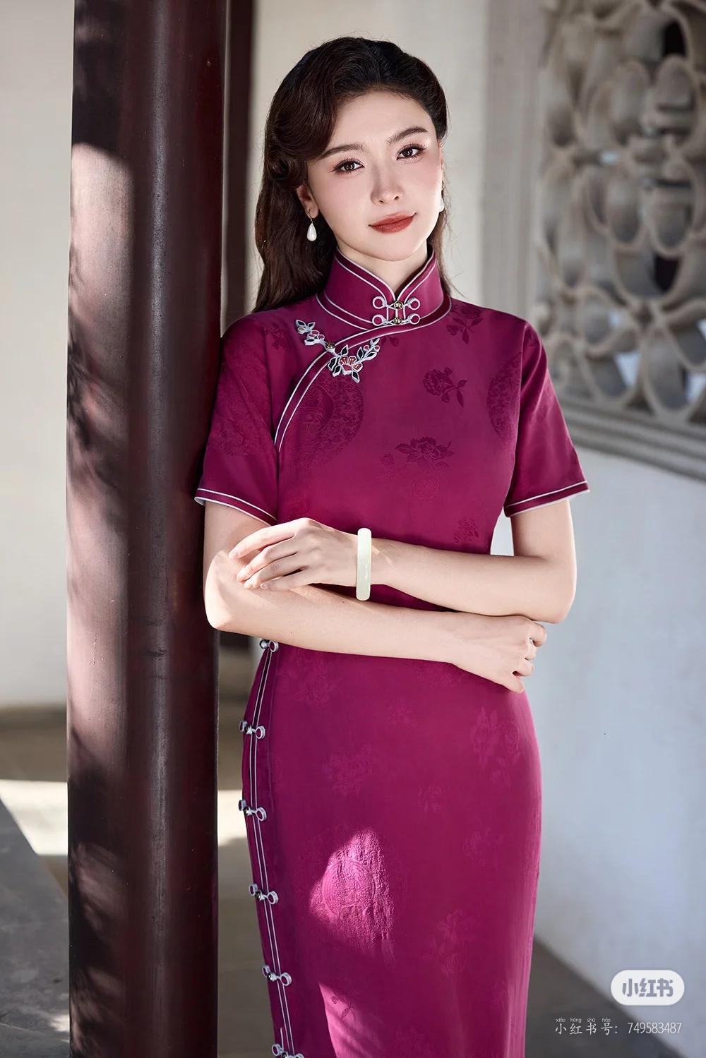 什么叫有韵味的女人美女旗袍穿搭写真