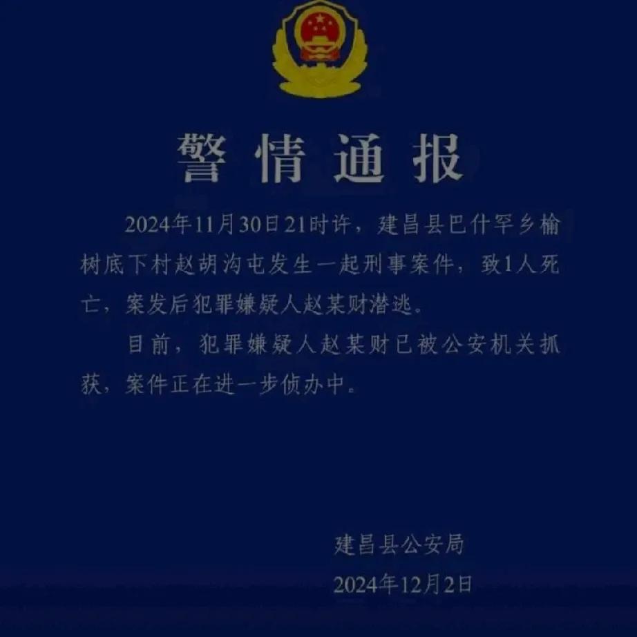 刑事案件背后的人性与社会思考：辽宁建昌事件之剖析

在2024年12月2日，辽宁