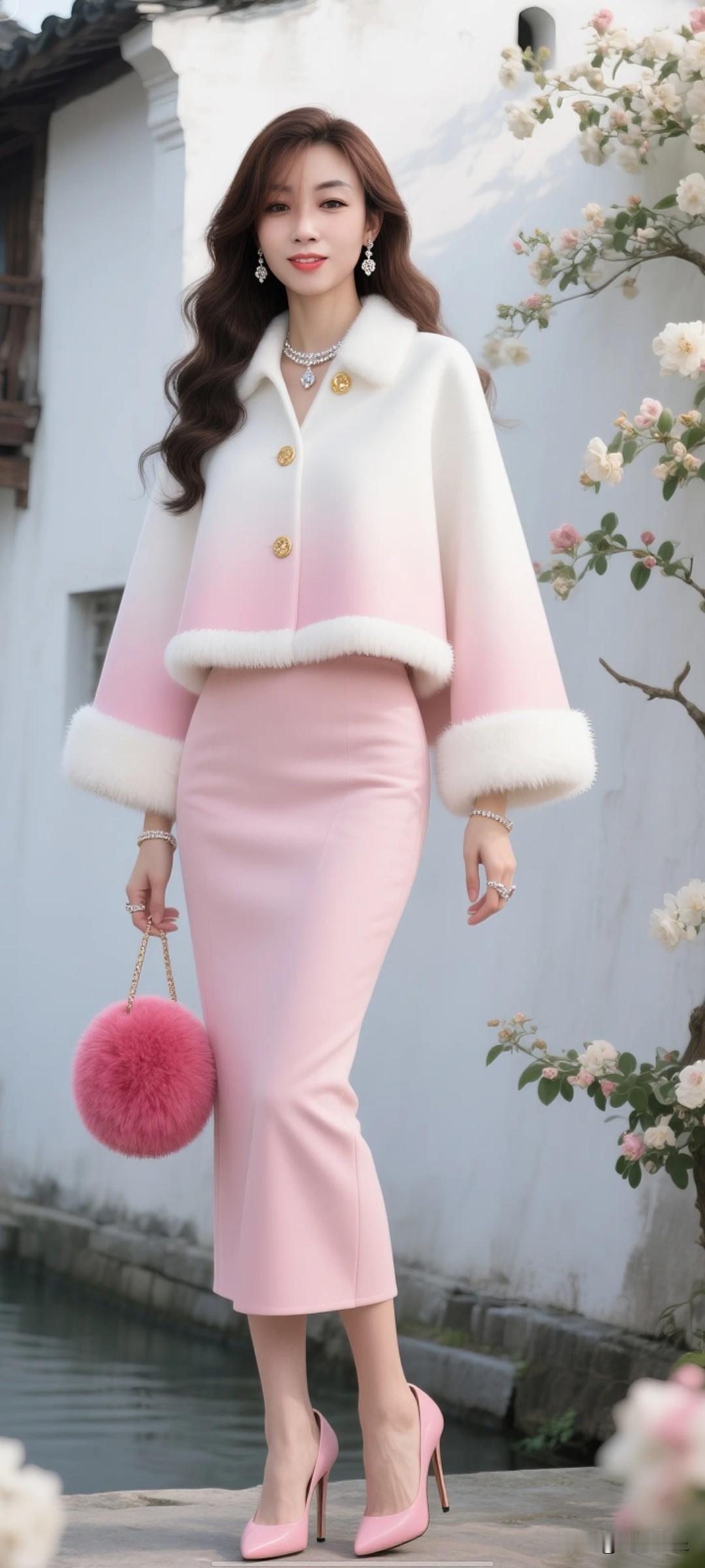 晒图笔记大赛自然+优雅的女人怎么穿衣 街拍怎么拍出自然又好看的照片 一位现代女子