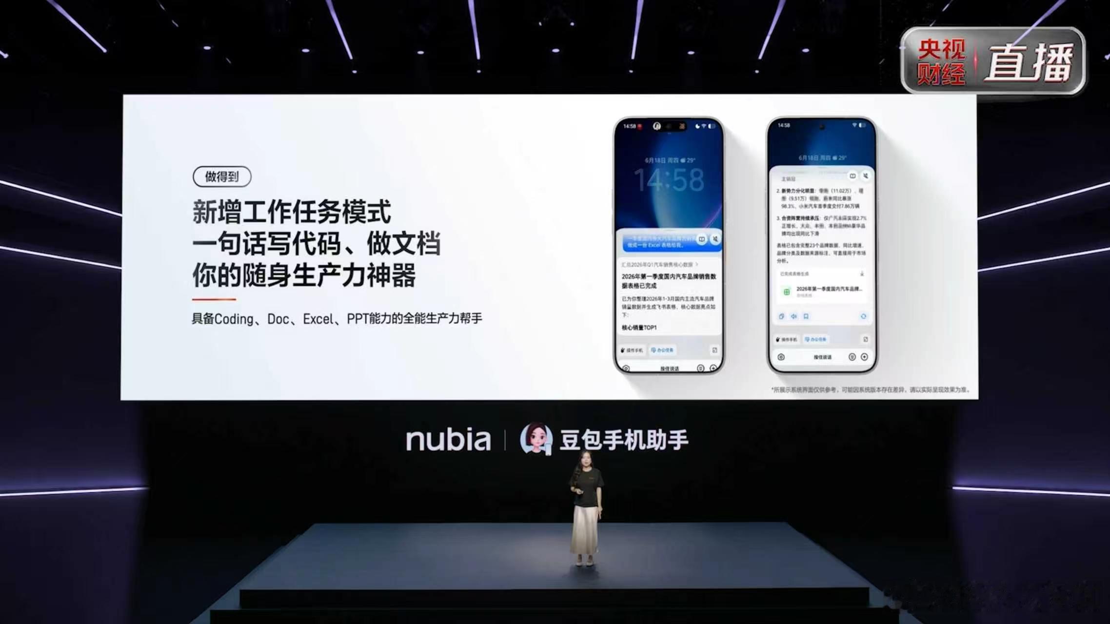 搭载行业领先的多模态大模型，联合豆包手机助手，实现文、音、图、视频多维度理解。 