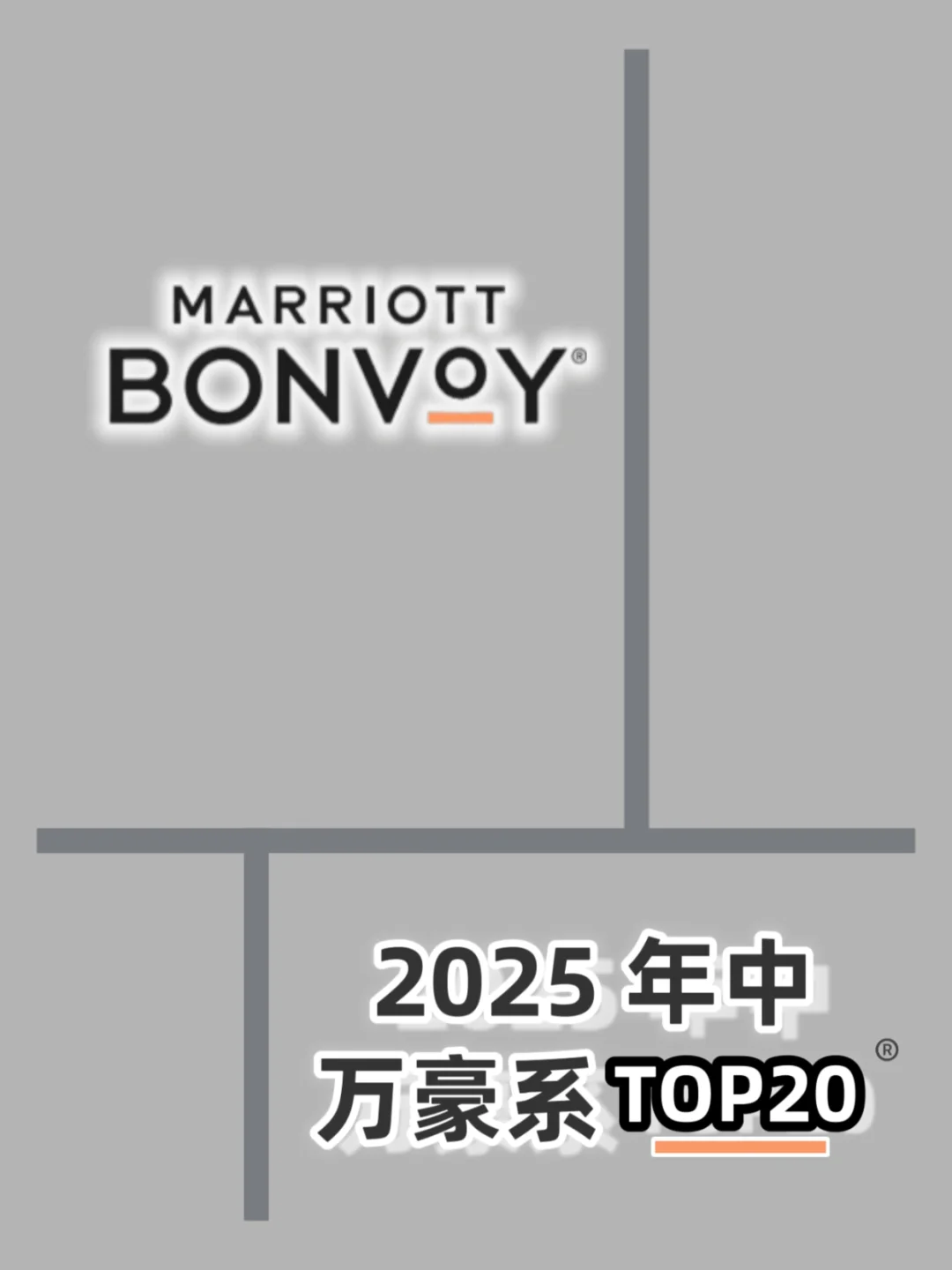 万豪系🏨｜2025年年中｜🔝20榜单