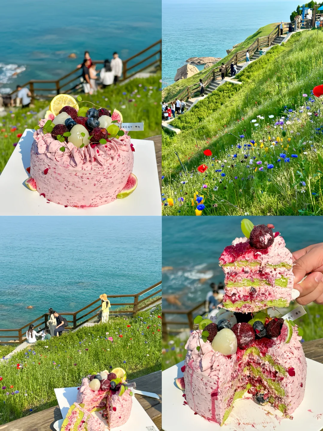 人生清单+1！在青岛海边过一次生日🫶🏻🎂🫧