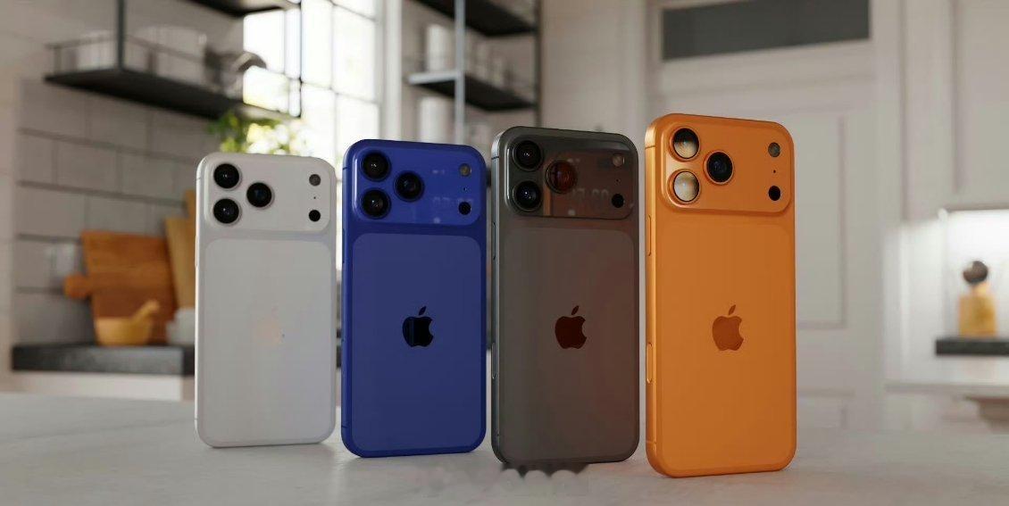 传的最广的概念图，是有瞅的可以 iPhone17Pro橙色机模曝光 ​​​