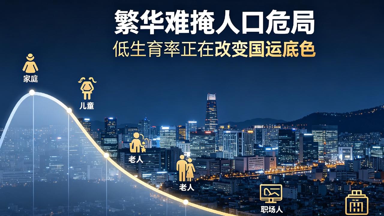 国运遇冷！汉江奇迹终难挡人口崩塌，韩国深陷无解死局

韩国的案例表明，单纯的经济
