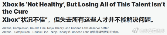 近日，IGN发表长篇文章，对微软Xbox近年来的一系列战略调整进行了分析，认为X