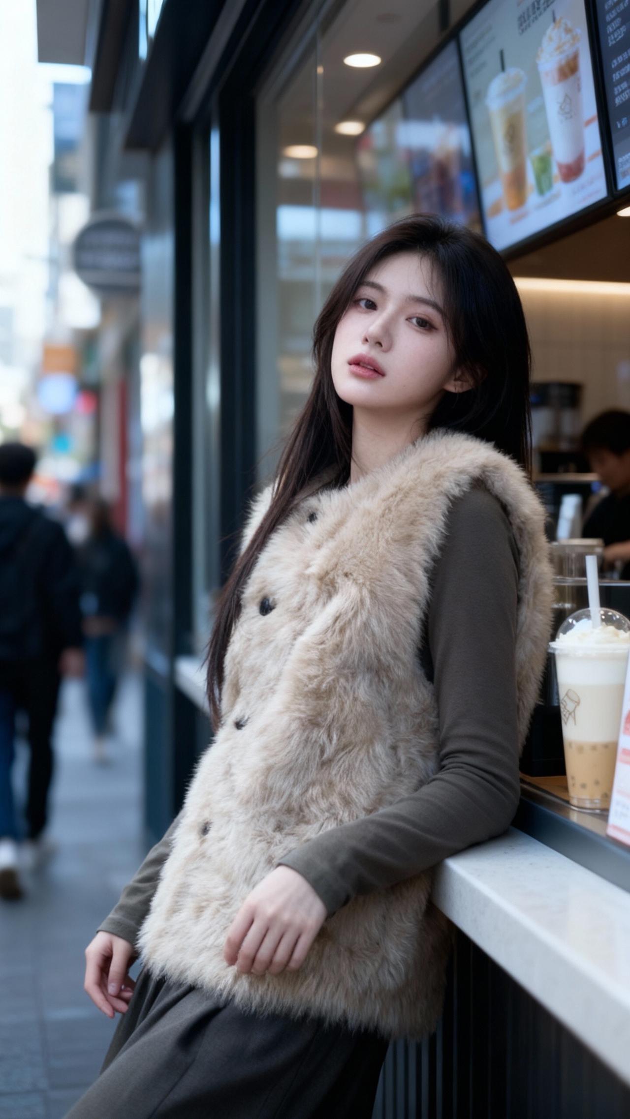 皮草 欧尼穿搭 新年穿搭 抖音推广 分享穿搭